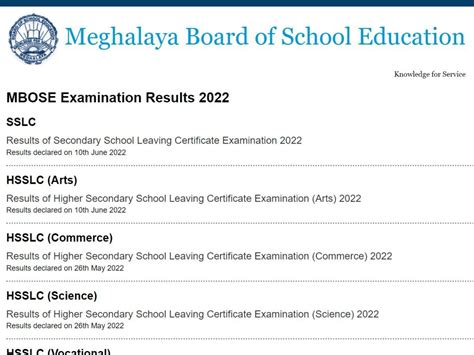 meghalaya mbose sslc result 2022.